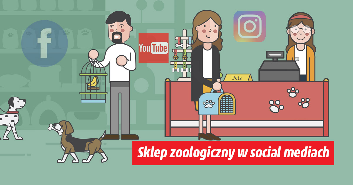 Sklep zoologiczny w social mediach